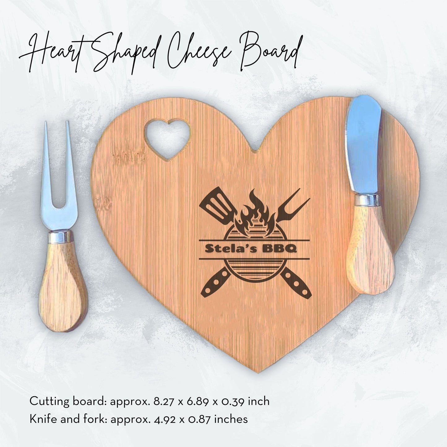Grilling Gifts, BBQ Cutting Board, Custom BBQ Board, BBQ Gifts, Meat Cutting Board, Personalized Cutting Board, Custom Steak Board