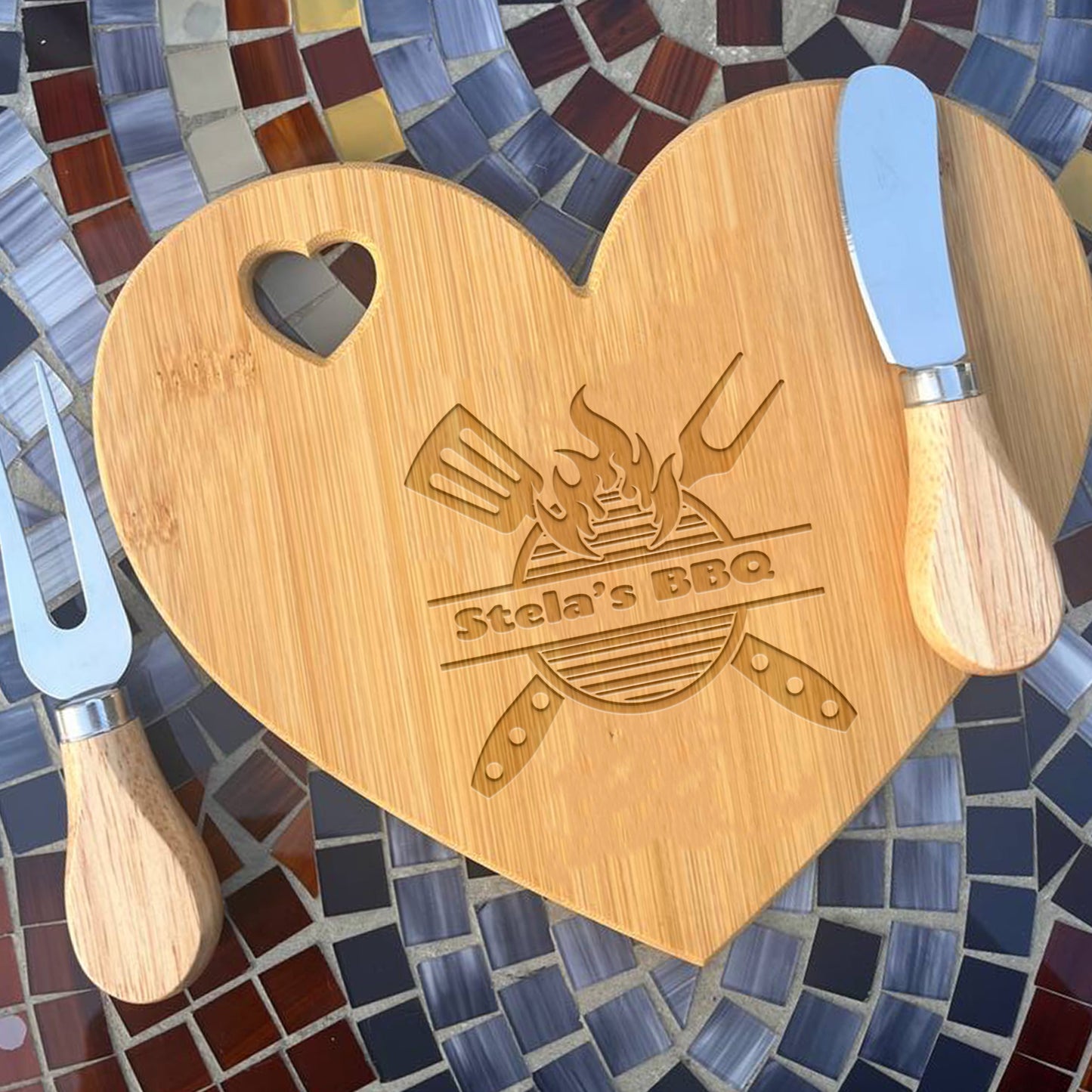 Grilling Gifts, BBQ Cutting Board, Custom BBQ Board, BBQ Gifts, Meat Cutting Board, Personalized Cutting Board, Custom Steak Board