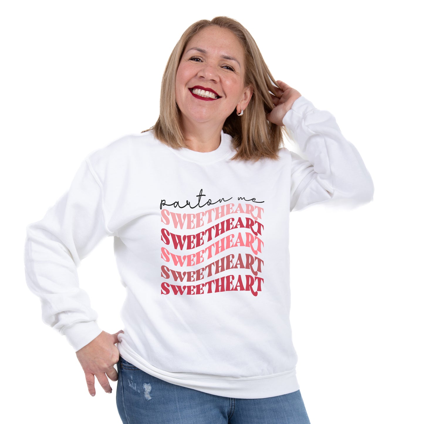 Parton Me Sweetheart Sweatshirt, Valentines Day Sweat, Valentines Day Gift for Women, Gift For Her, Heart Sweatshirt,Valentine Gift