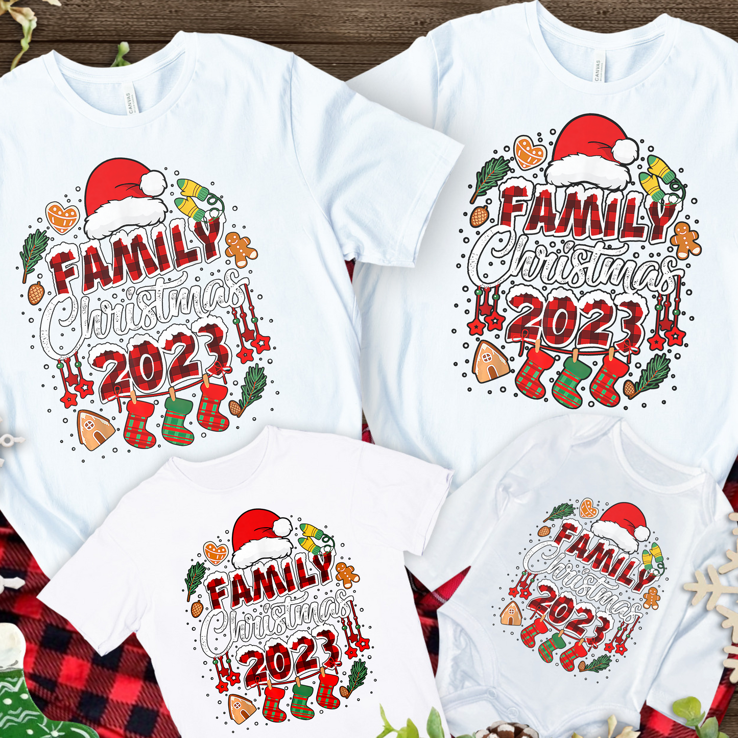 Christmas Family 2023 Matching Shirt, Christmas Family Shirt, Custom Group Shirt, Christmas Shirt