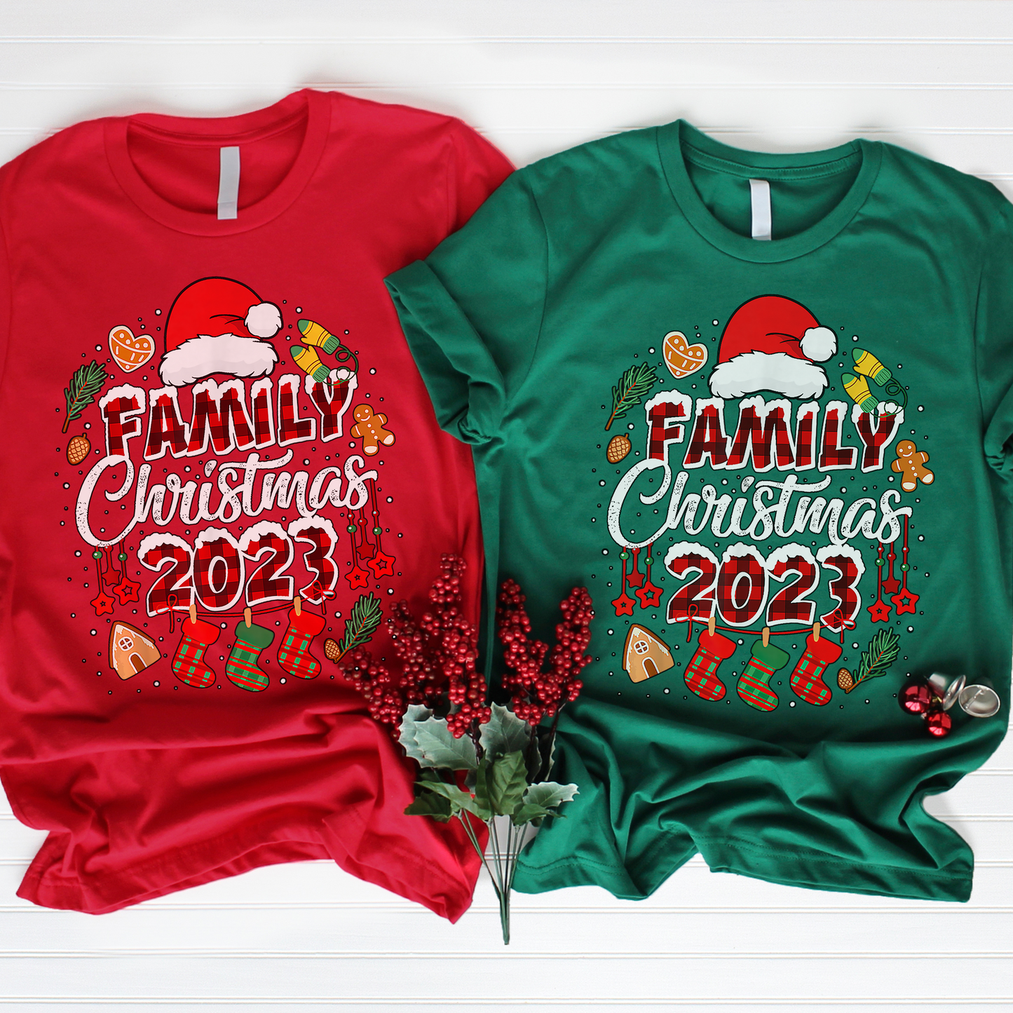 Christmas Family 2023 Matching Shirt, Christmas Family Shirt, Custom Group Shirt, Christmas Shirt