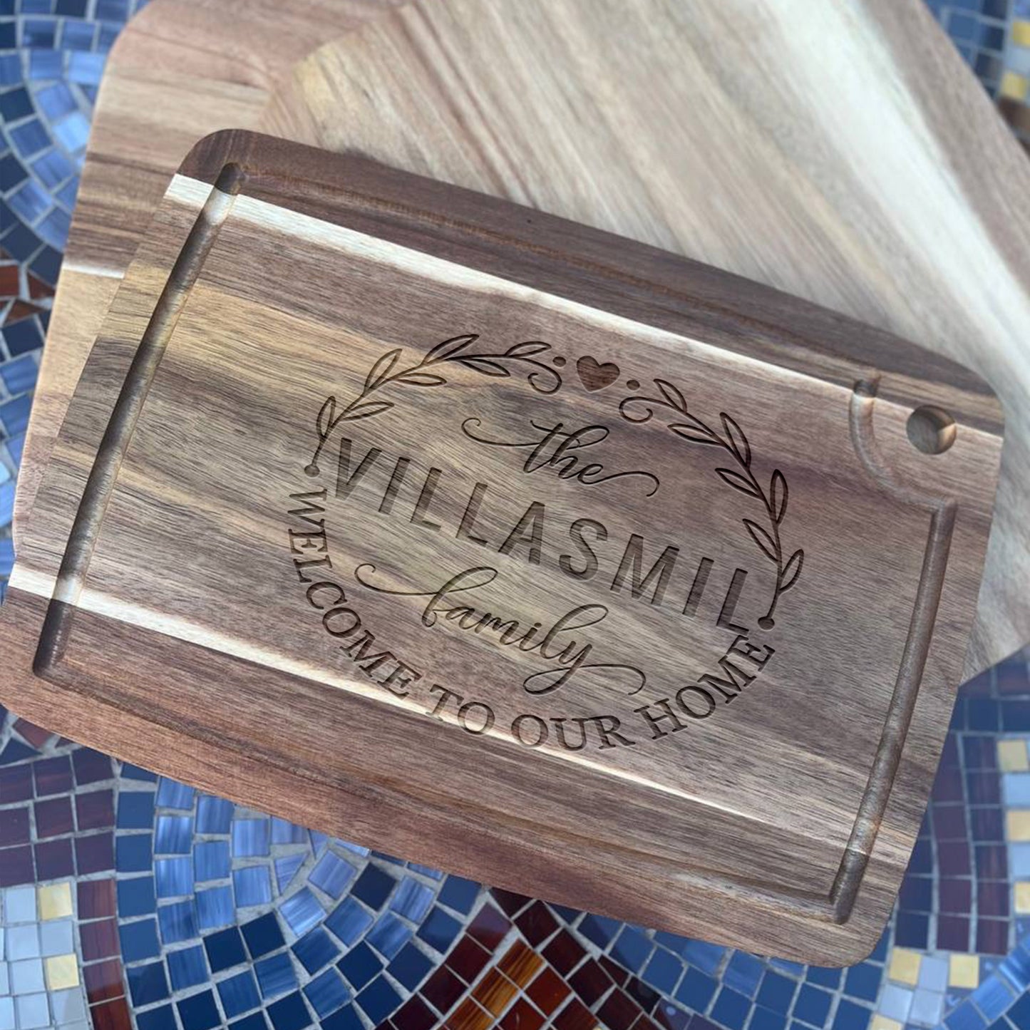 Charcuterie Board Personalized Cheese Cutting Board Housewarming Gift New Home Kitchen Decor Gift Wedding Gift for Couples, Anniversary Gift