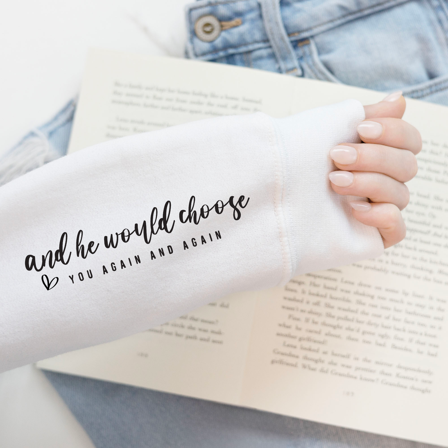 Jesus Chose You Sweatshirt, Jesus T-Shirt, Christian Shirt, Christian Clothes, Bible Verse Shirt, Christian Sweatshirt, Aesthetic Clothes