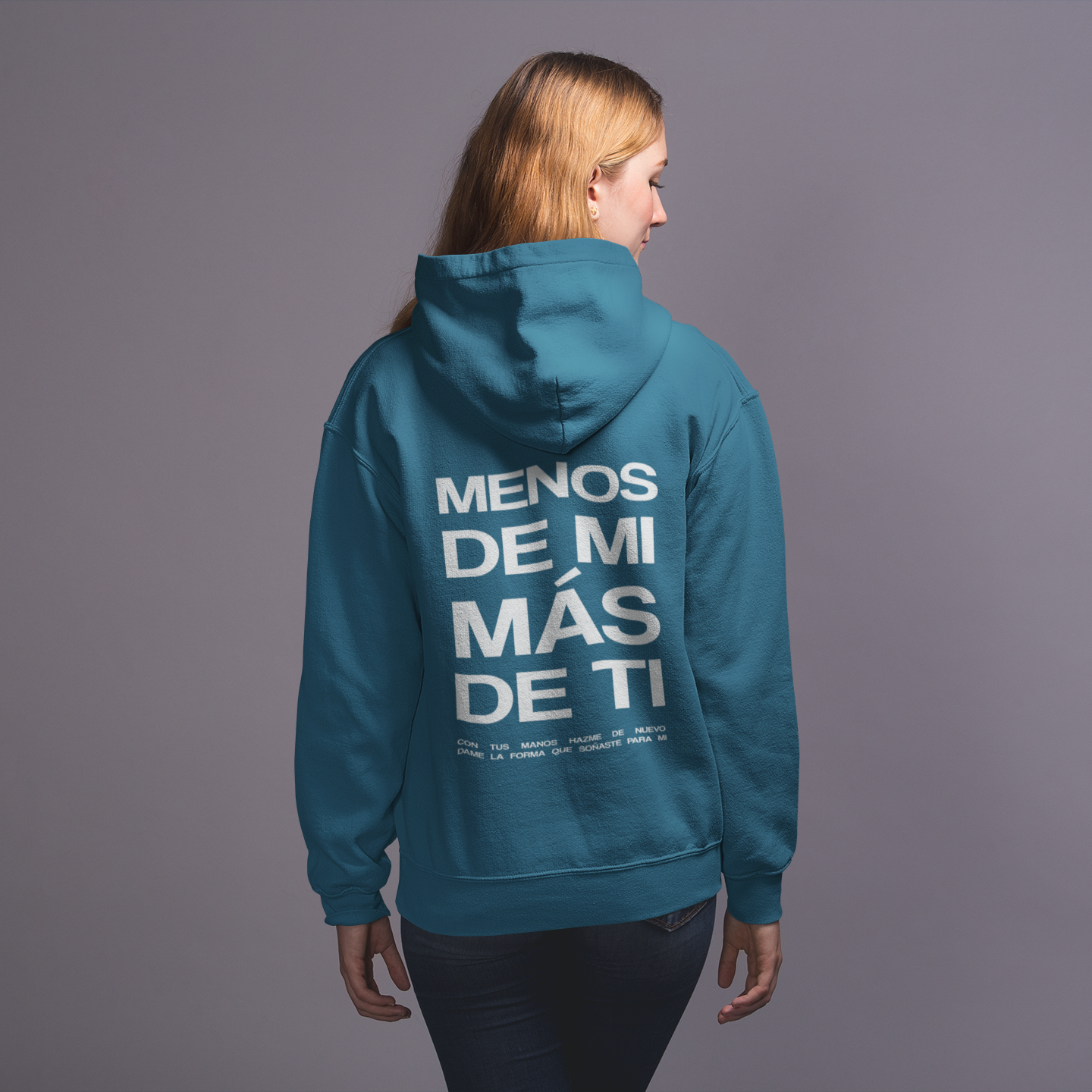 Less of Me More of You Hoodie – Christian Women's Faith Sweatshirt – Bible Verse Gift – Spiritual Apparel – Jesus-Inspired Clothing