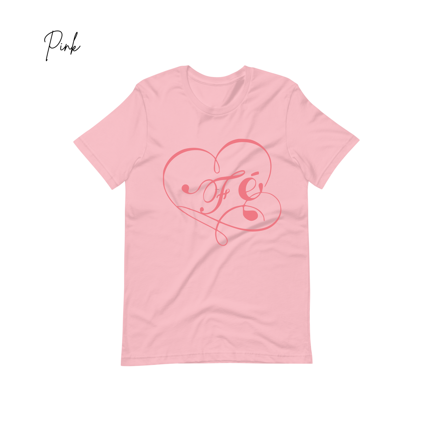 "Fe" Bible Verse Tees, Religious T-shirt, Spanish Christian Gift, Faith Shirt, Frases Cristianas, Camiseta en español, Hispanic Apparel