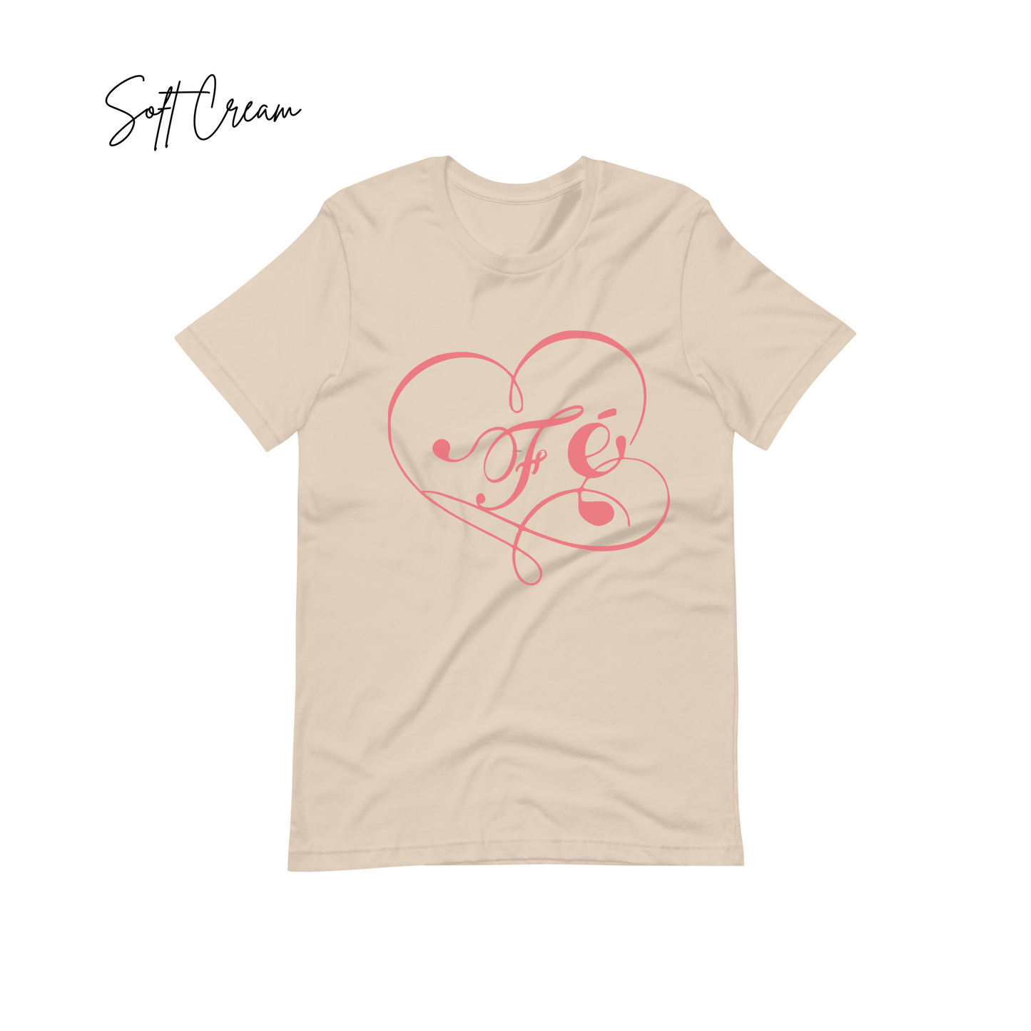 "Fe" Bible Verse Tees, Religious T-shirt, Spanish Christian Gift, Faith Shirt, Frases Cristianas, Camiseta en español, Hispanic Apparel