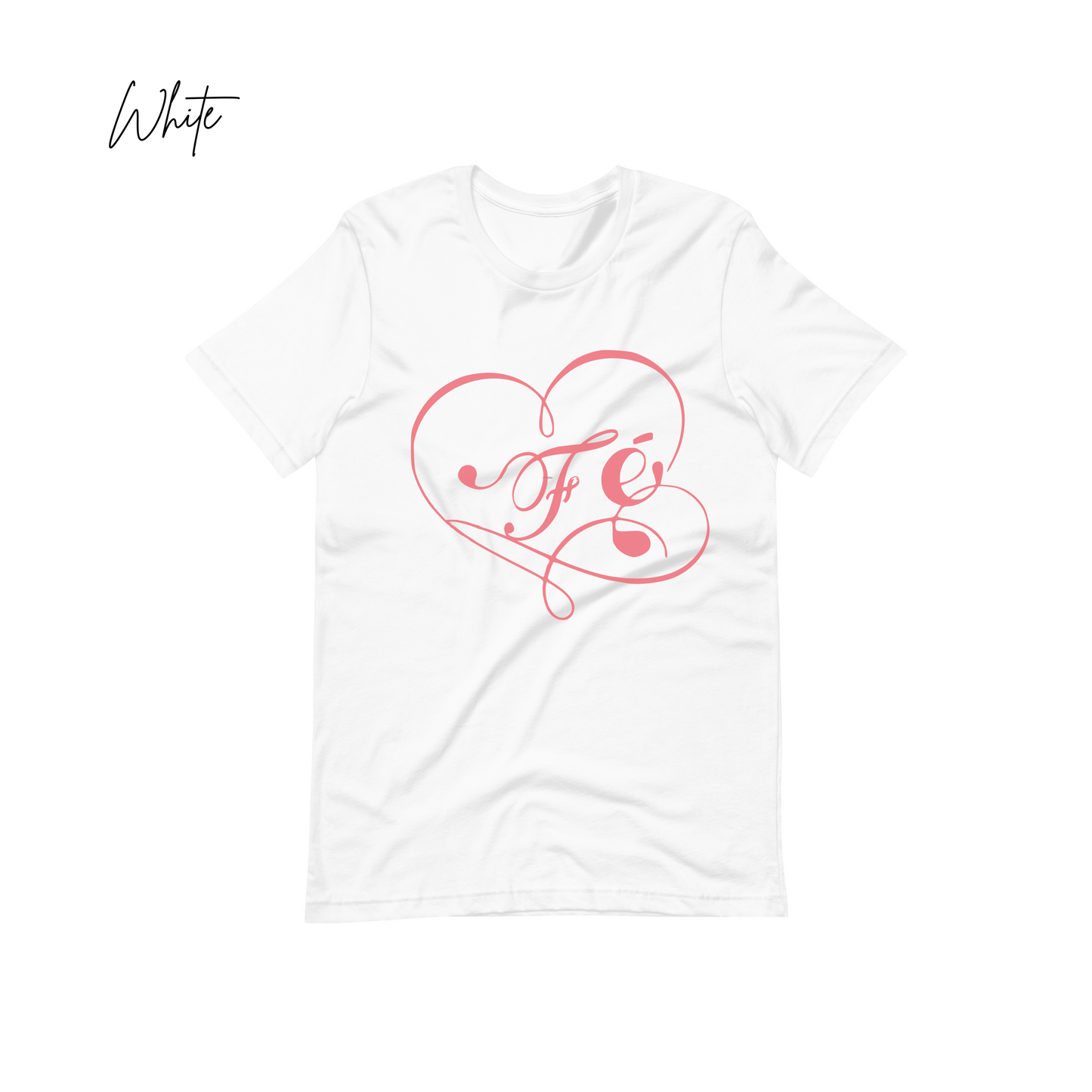 "Fe" Bible Verse Tees, Religious T-shirt, Spanish Christian Gift, Faith Shirt, Frases Cristianas, Camiseta en español, Hispanic Apparel