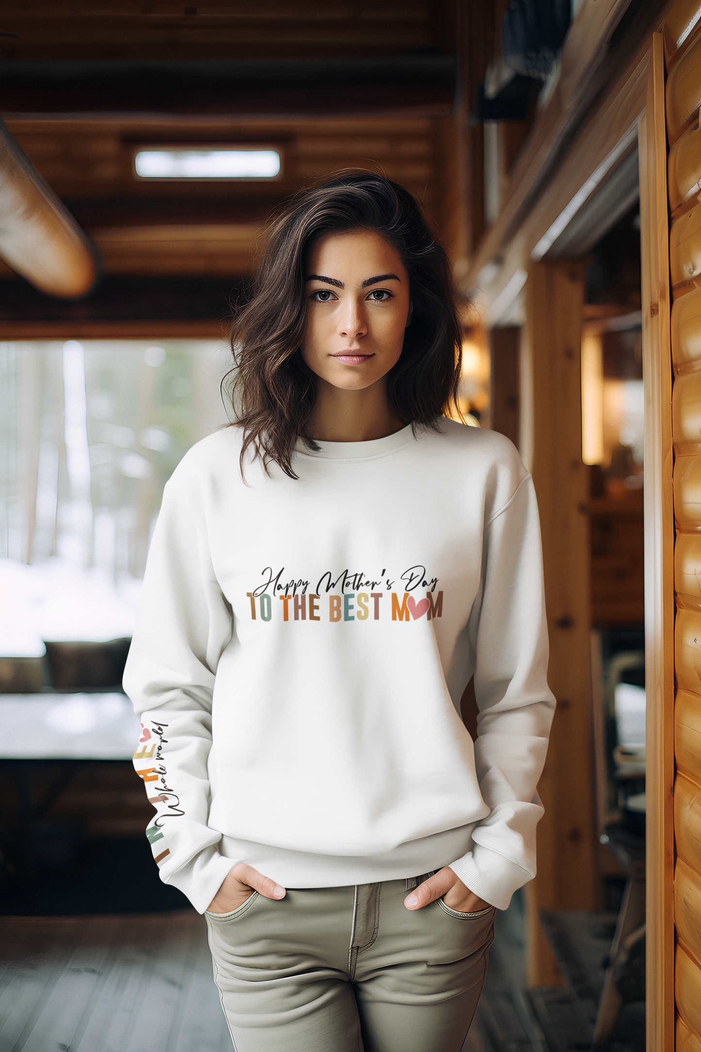 Happy Mother's Day Sweatshirt, Mothers Day Gift , Grandma's Gifts, Mother Love Sweater, Gift for Mama, Mama Crewneck, Cute Mom Sweater