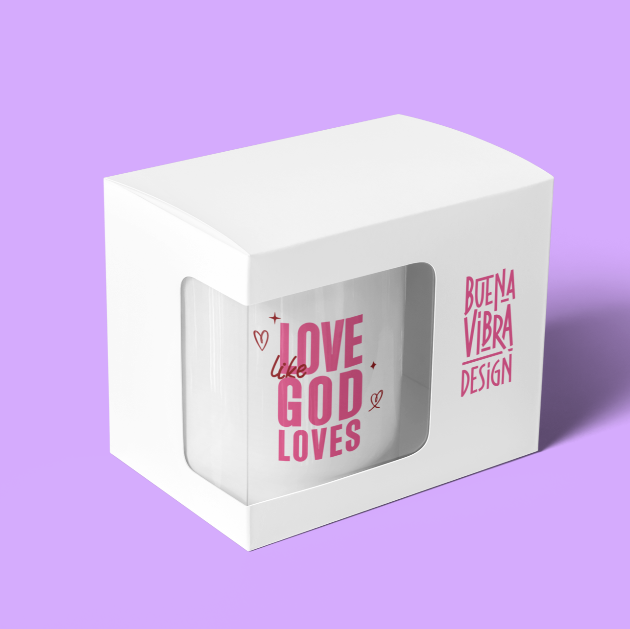 "Christian Ceramic Mug - Love Like God Loves - Inspirational Bible Verse Gift, Religious Coffee Cup for Devotionals & Faith Moments"