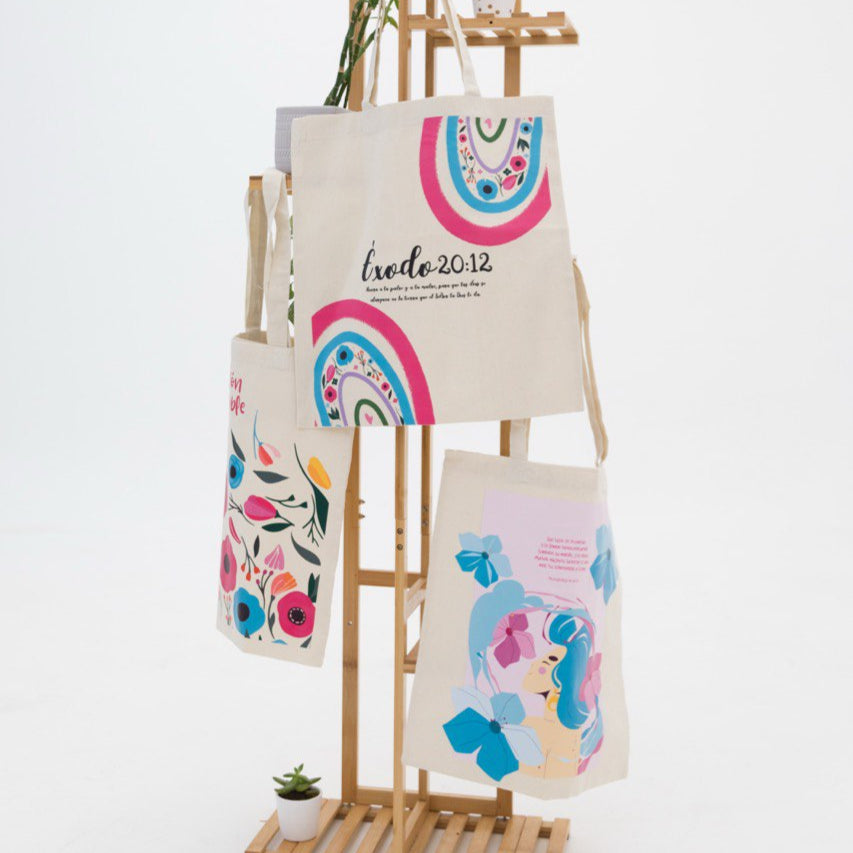 Christian Tote Bag for Women – Inspirational Bible Verse Canvas Tote, Faith-Based Gift, Scripture Print, Church Bag, Bible Study Accessory