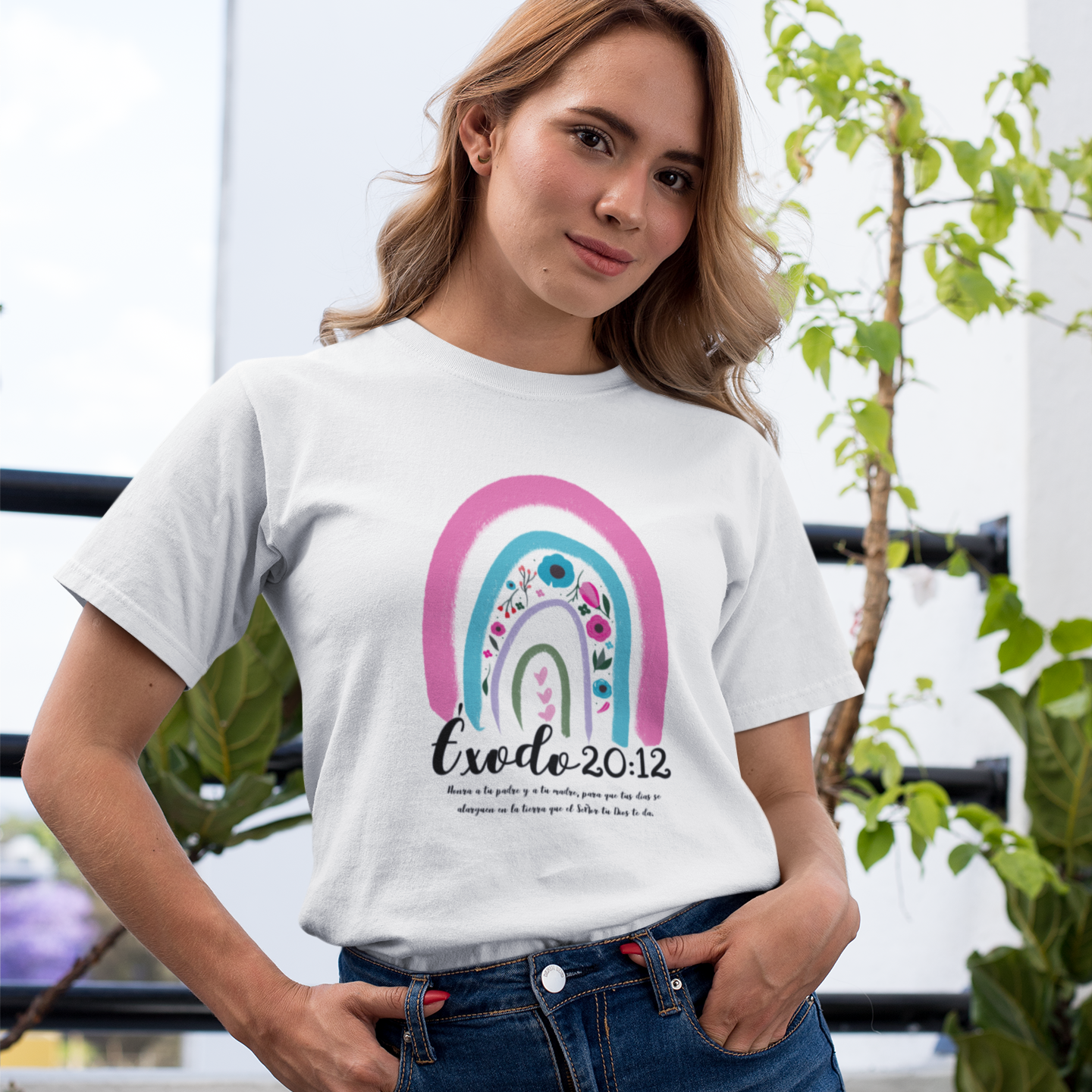 Honor Your Father & Mother Tee – Christian Women's Shirt – Exodus 20:12 Bible Verse – Faith-Based Gift – Modest & Stylish Top