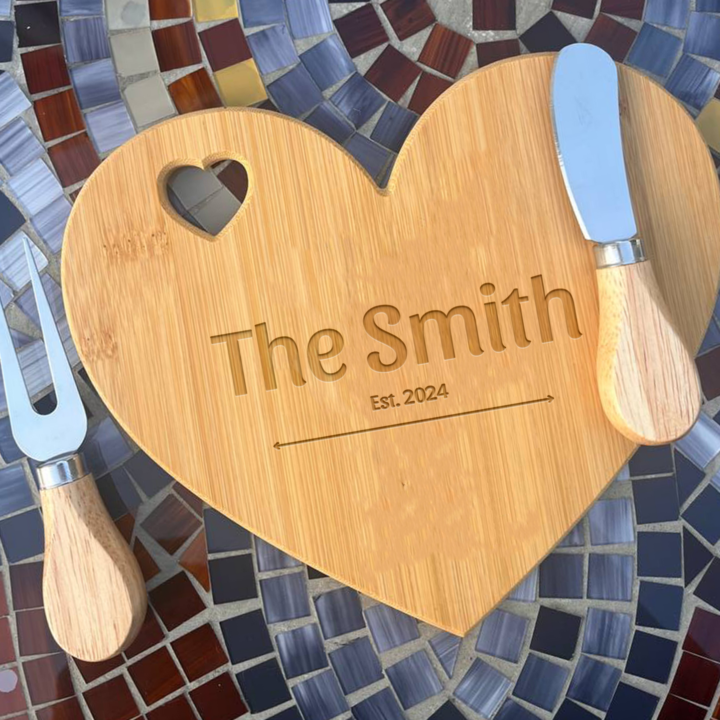 Personalized Cutting Board, Charcuterie Board, Laser Engraved Wedding Gift, Engagement Present, Gifts for Mom, Custom Cutting Board, Personalized Kitchen Gift, Fiance