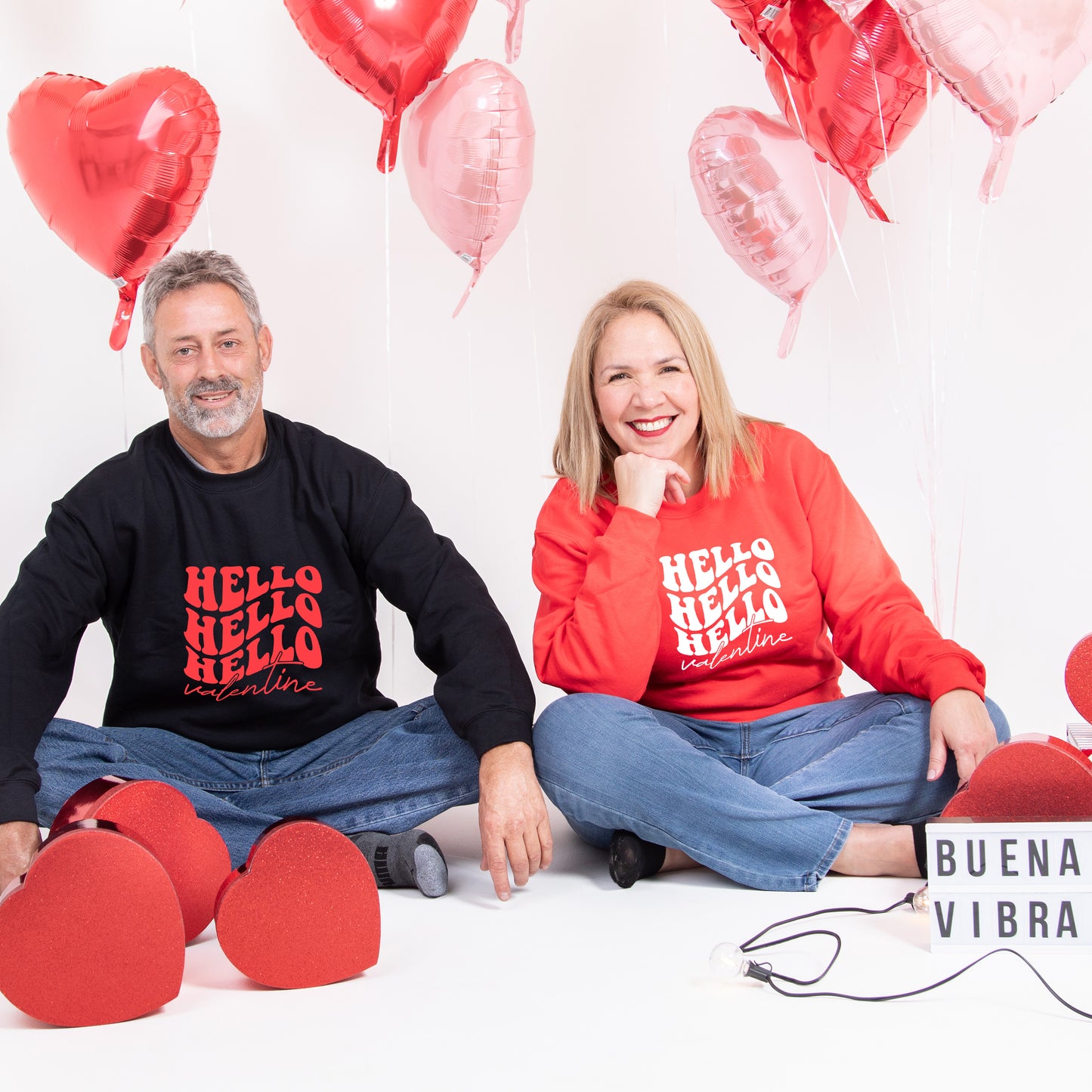 Hello Valentines Sweatshirt, XOXO Valentines Day Sweatshirt, Hello 2024 Sweatshirt, Amour Sweater, Galentines Shirt, Valentine Day Gift