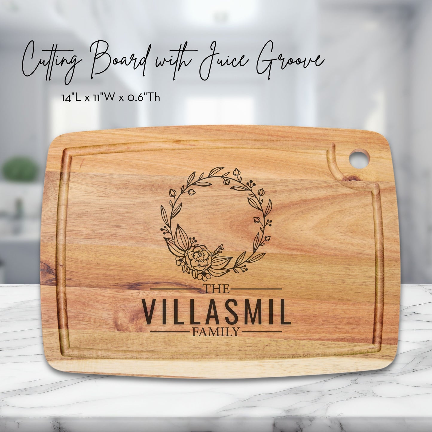 Mother's Day Gift, Personalized Cutting Board, Wedding Gift, Charcuterie Board, Couple Gift, Anniversary Gift, Acacia Wood Cutting Board