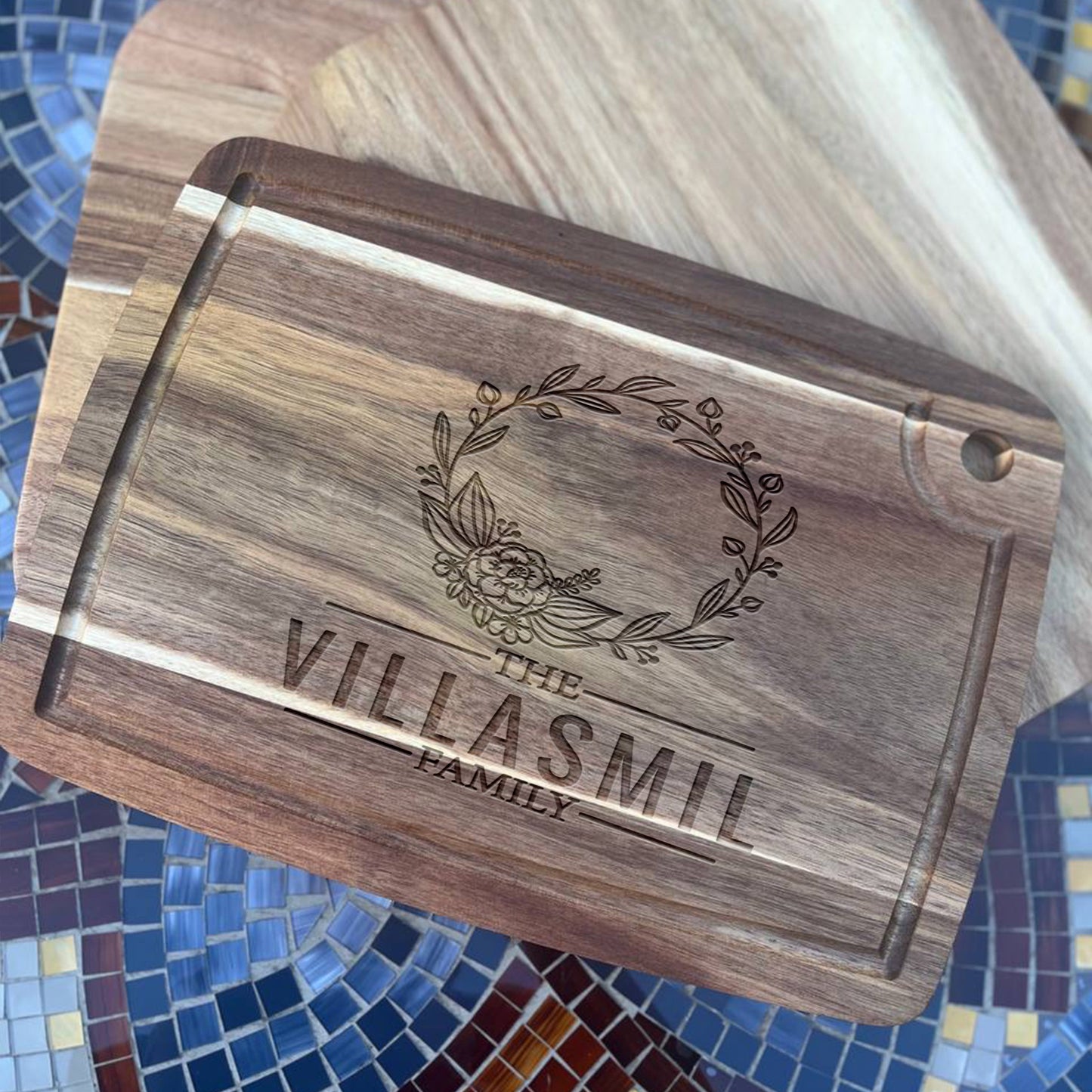 Mother's Day Gift, Personalized Cutting Board, Wedding Gift, Charcuterie Board, Couple Gift, Anniversary Gift, Acacia Wood Cutting Board
