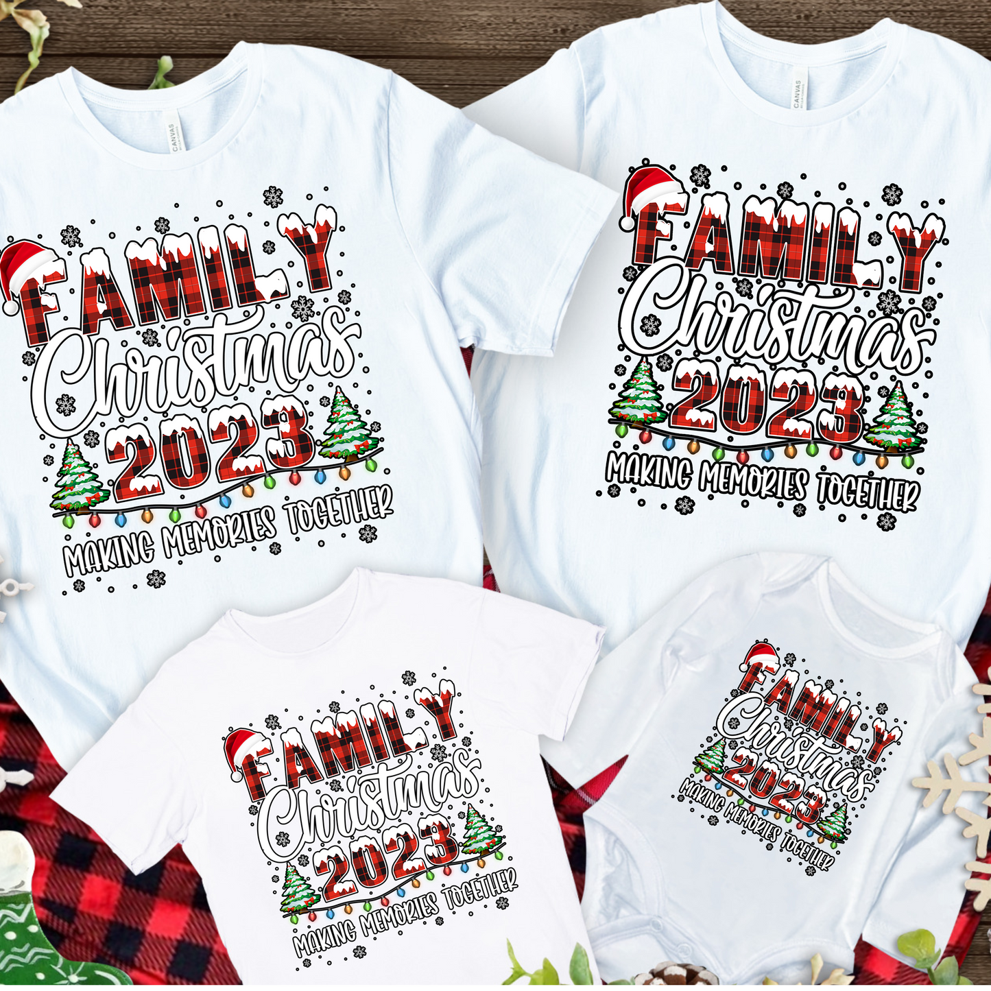 Christmas Party Shirt, Matching Xmas Tee, Family Matching Holiday 2023 Shirt