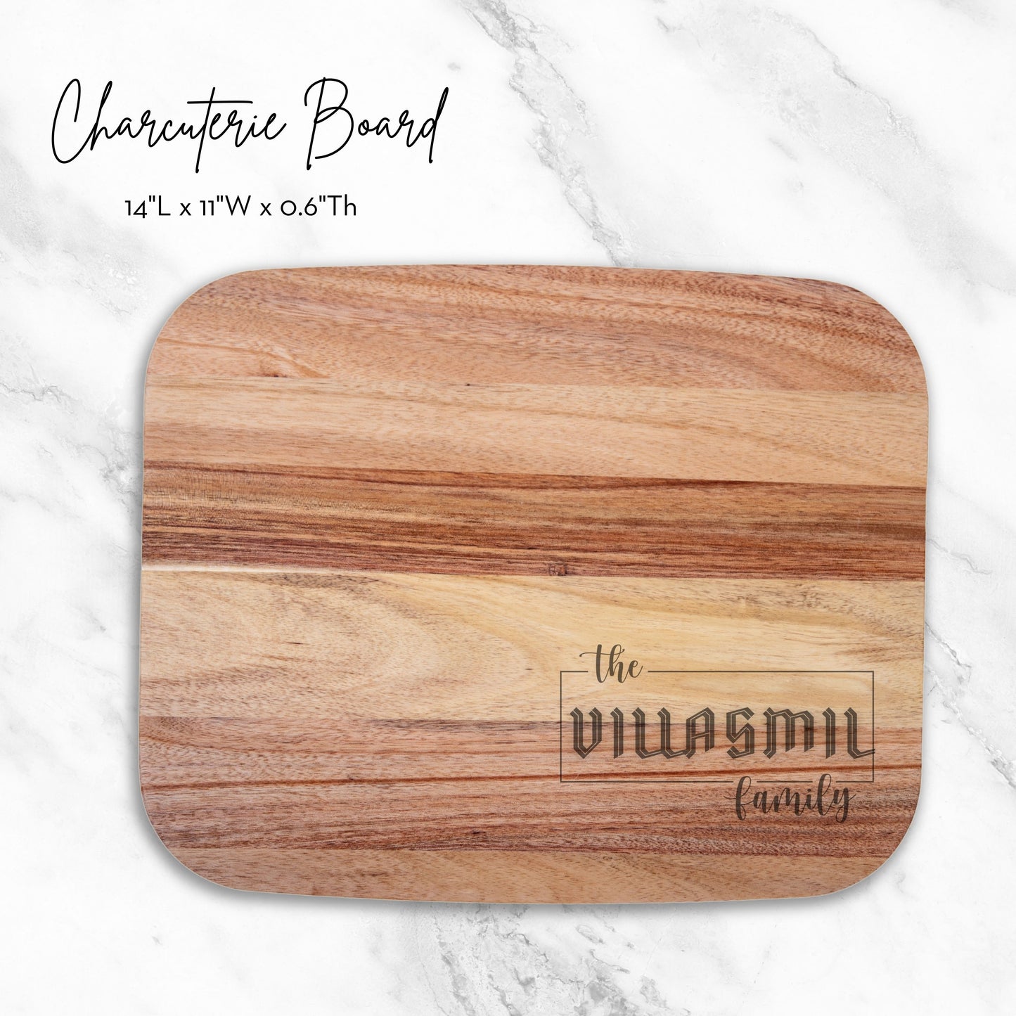 Custom Cutting Board, Personalized Cutting Board, Engraved Cutting Board, Christmas Gift, Wedding Gift, Acacia