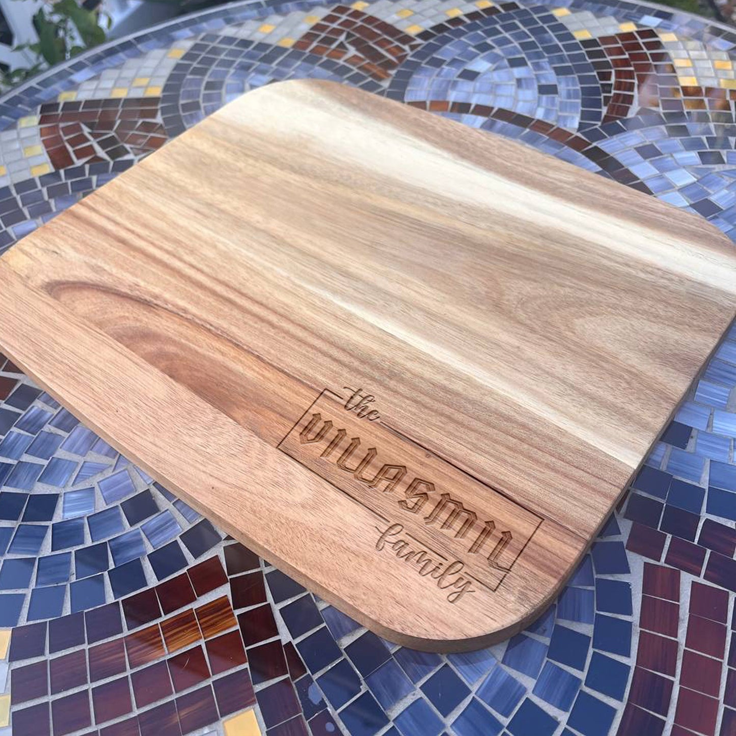 Custom Cutting Board, Personalized Cutting Board, Engraved Cutting Board, Christmas Gift, Wedding Gift, Acacia