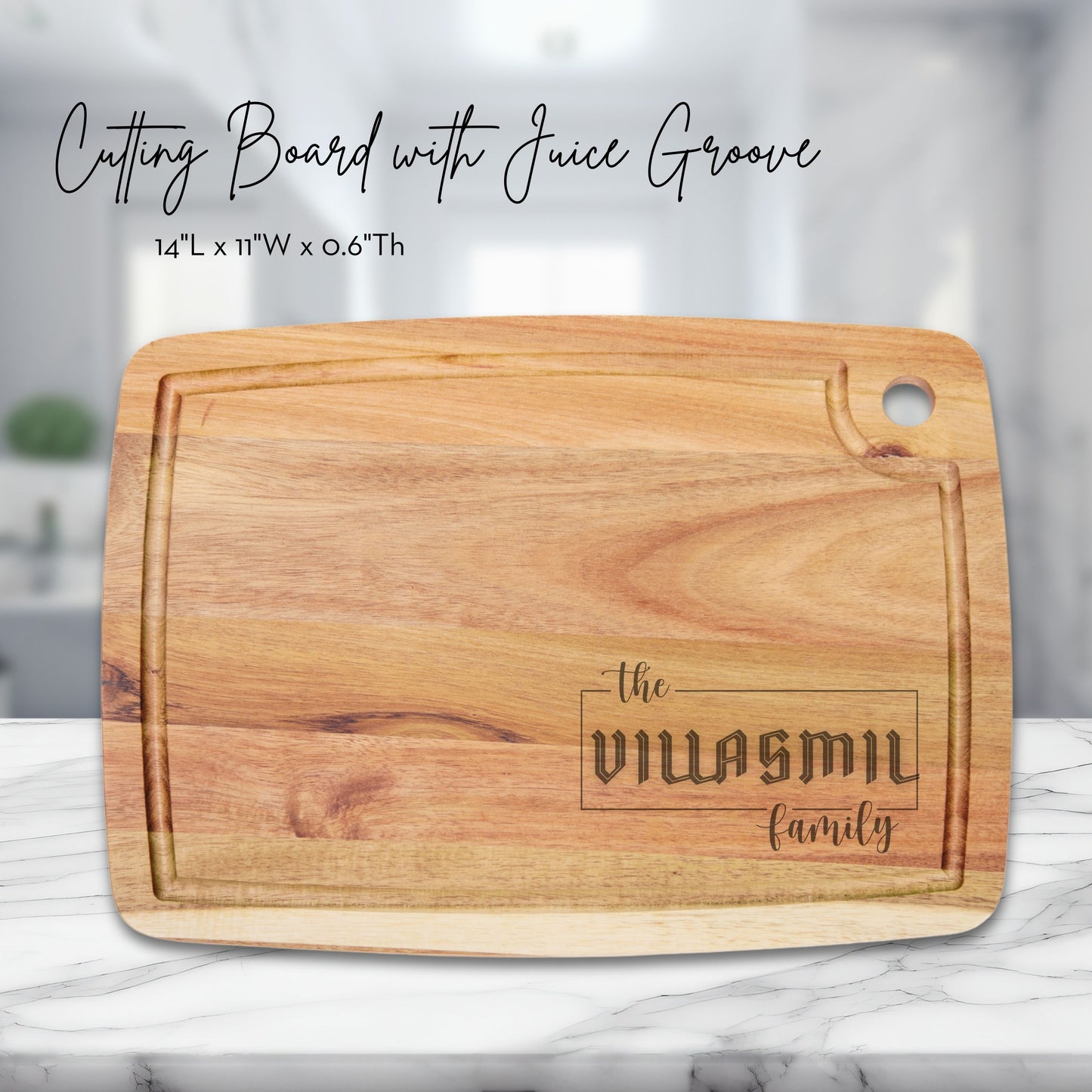 Custom Cutting Board, Personalized Cutting Board, Engraved Cutting Board, Christmas Gift, Wedding Gift, Acacia