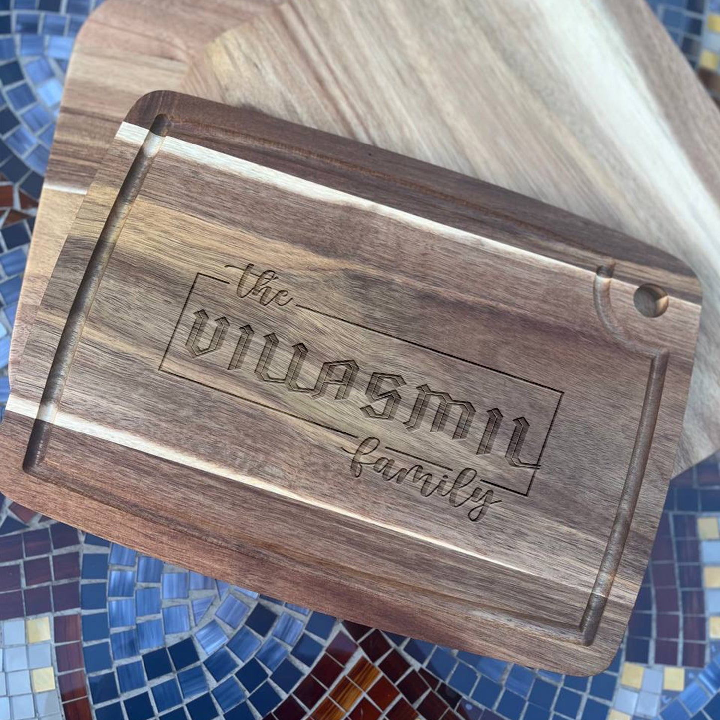 Custom Cutting Board, Personalized Cutting Board, Engraved Cutting Board, Christmas Gift, Wedding Gift, Acacia