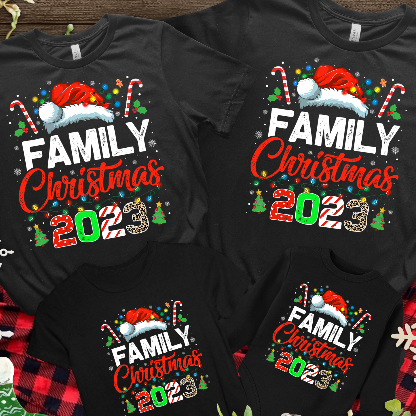 Holiday Crew 2023 Shirt, Christmas Gifts, Family  Pajamas, Christmas Tees, Family Christmas Shirts,