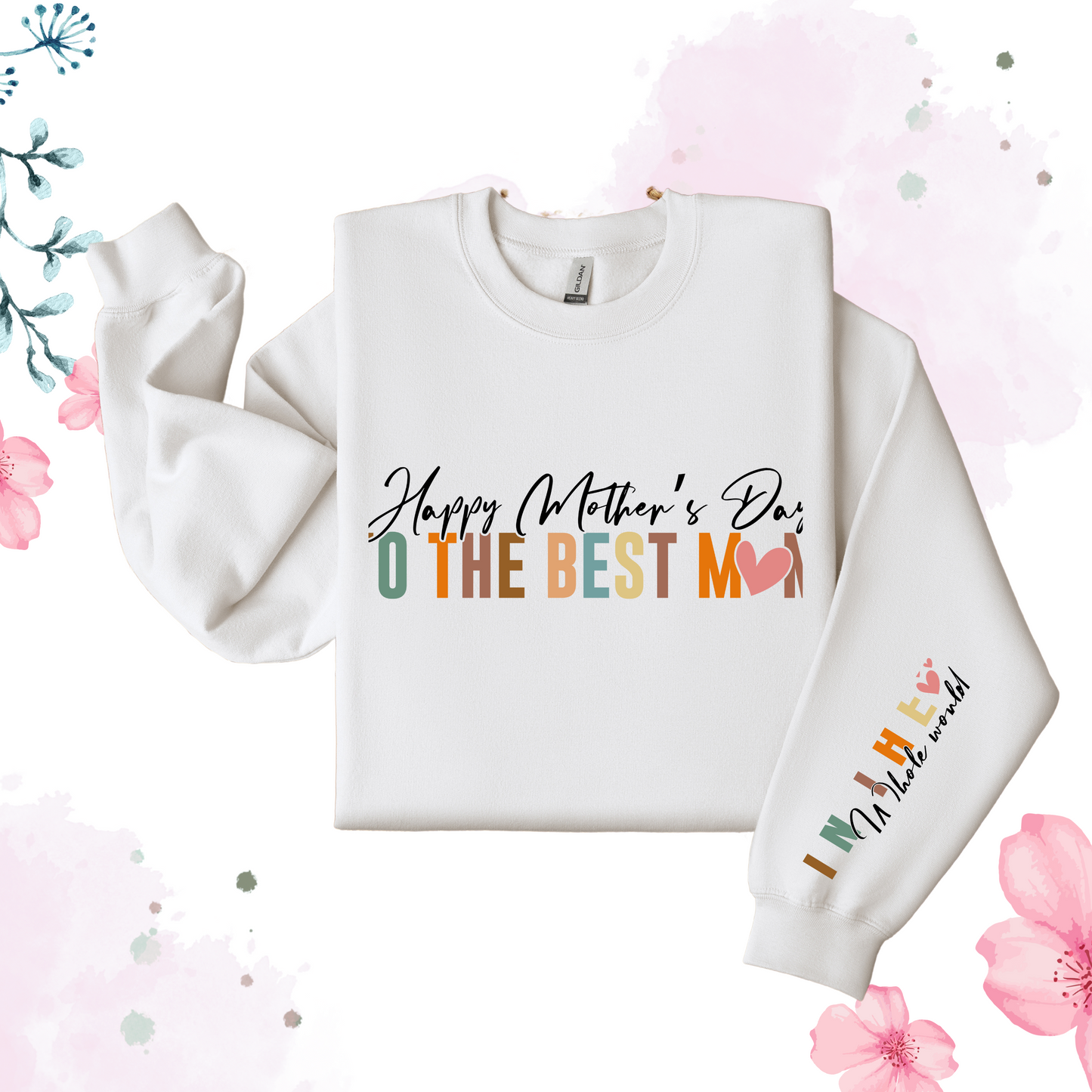 Happy Mother's Day Sweatshirt, Mothers Day Gift , Grandma's Gifts, Mother Love Sweater, Gift for Mama, Mama Crewneck, Cute Mom Sweater