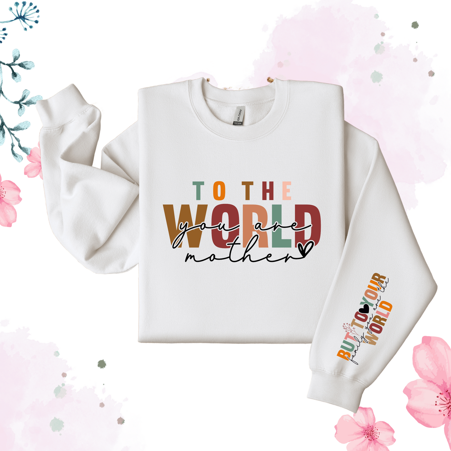 To The World You Are A Mother Sweatshirt, Mothers Day Gift , Mother's Day Hoodie, Mommy Vibes Tee, Mom To Be Hoodie, Gift for Mama Woman