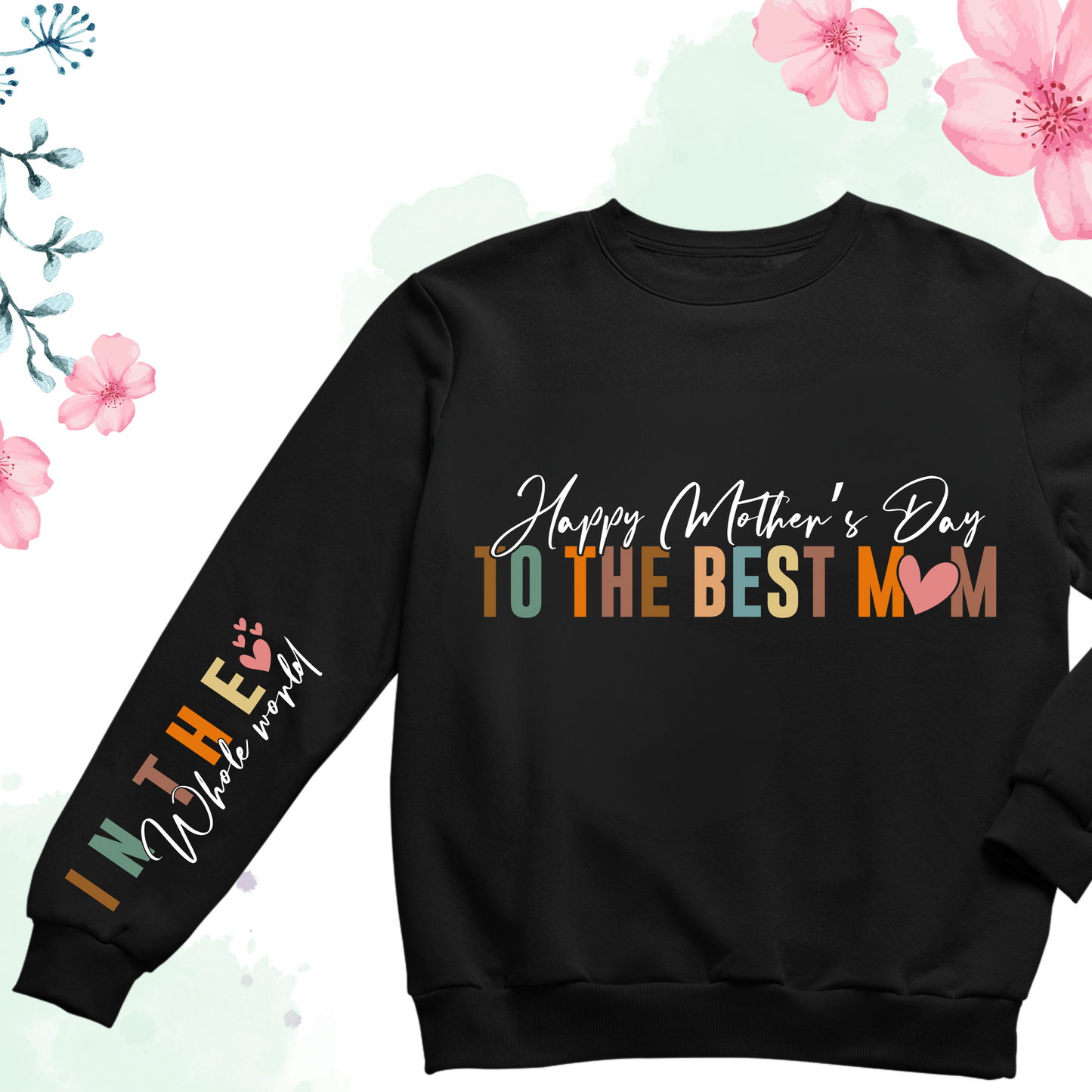 Happy Mother's Day Sweatshirt, Mothers Day Gift , Grandma's Gifts, Mother Love Sweater, Gift for Mama, Mama Crewneck, Cute Mom Sweater