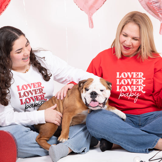 Lover Baby Sweatshirt Lover Hoodie Valentines Day Sweatshirt Lover Sweatshirt, Love Sweater Gift for Her, Valentines Day Gift for Girlfriend