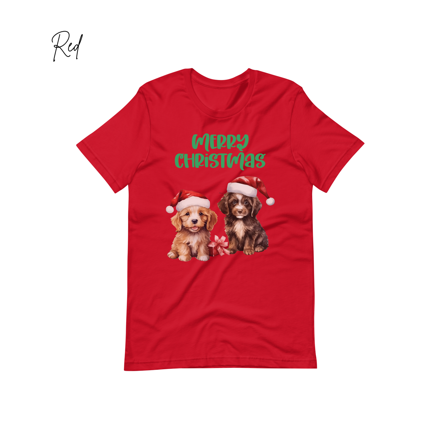 Christmas Puppies Shirt, Puppy Mom Shirt, Dog Mom Christmas Shirt, Dog Lover Holiday Shirt