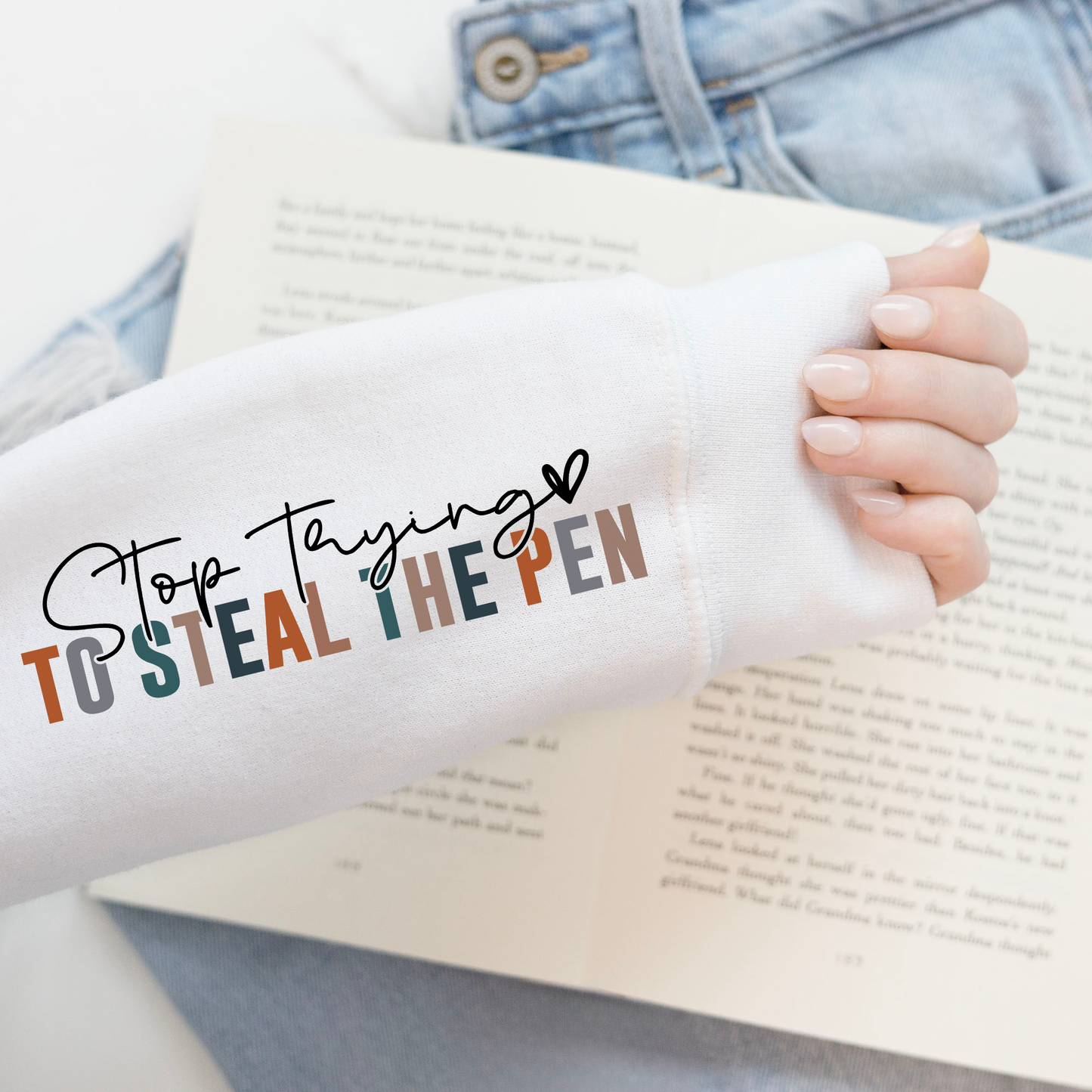 Christian Sweatshirt God is still writing your story Christian Sweater Christian Pullover Christian Gifts Religious Sweatshirt Faith Sweater