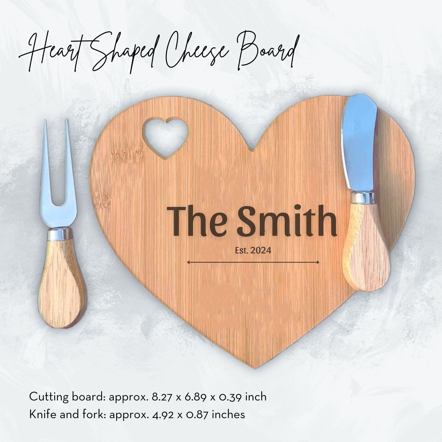 Personalized Cutting Board, Charcuterie Board, Laser Engraved Wedding Gift, Engagement Present, Gifts for Mom, Custom Cutting Board, Personalized Kitchen Gift, Fiance