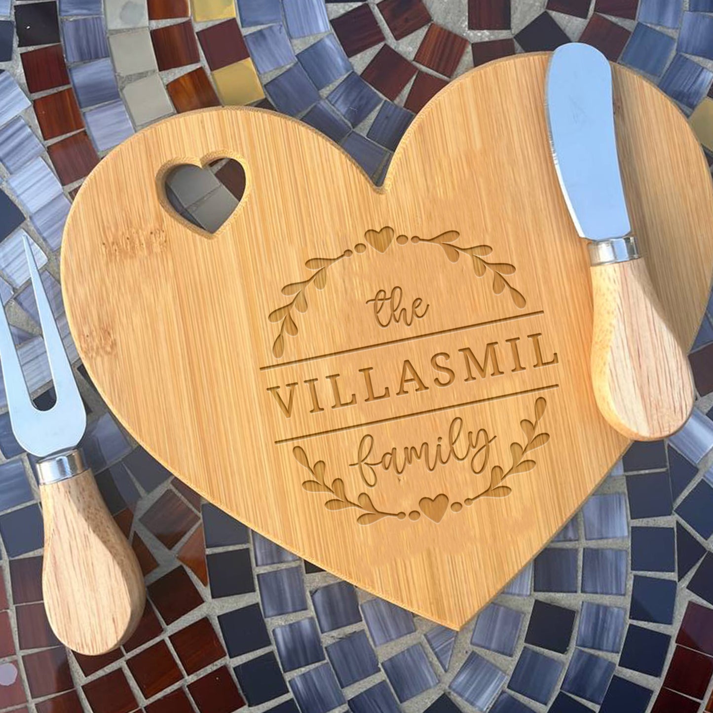 Personalized Wedding Gift, Custom Engraved Cutting Board Anniversary gift, Heart Shaped Engraved Wood Cutting Board, Wedding Gift for Couple