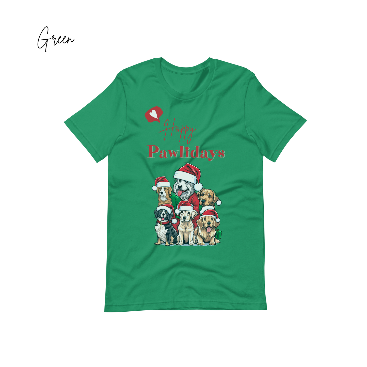 Pawlidays Shirt, Christmas Tees, Gift For Dog Lover, Christmas Party Shirt, Pet Shirts