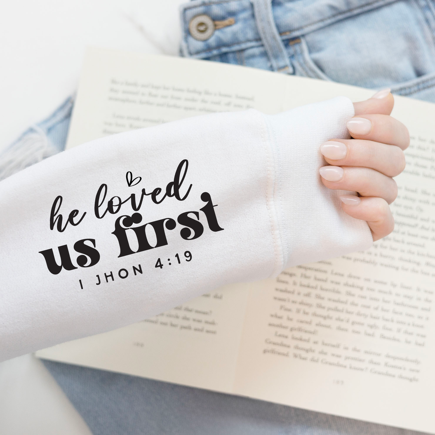 Christian Sweatshirt & Hoodie, Jesus Loves You Tee, Christian Merch, Christian Sweater, Jesus Shirt,Bible Verse Shirt, Trendy Christian Tee