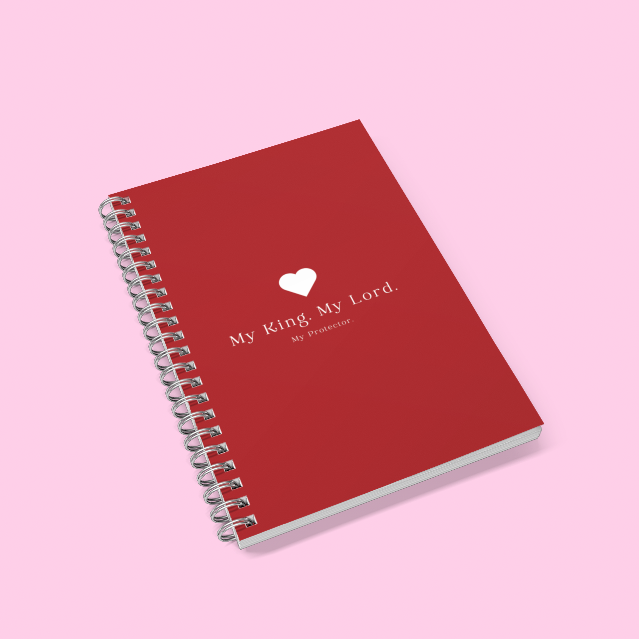 My King, My Lord, My Protector: Boutique Christian Planner for Empowered Women – Daily Faith, Inspiration & Blessings Notebook 8"x6"