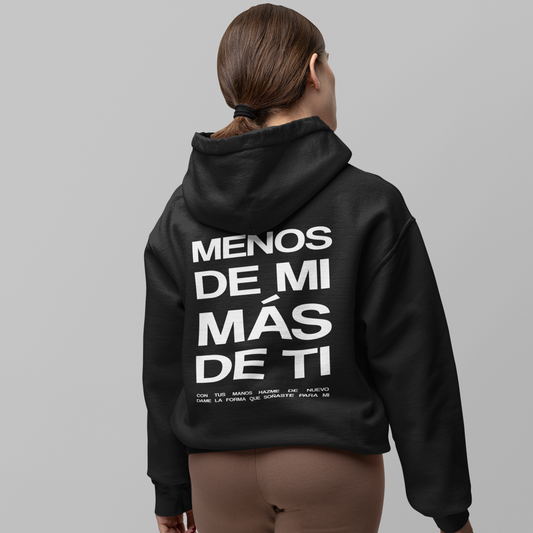 Less of Me More of You Hoodie – Christian Women's Faith Sweatshirt – Bible Verse Gift – Spiritual Apparel – Jesus-Inspired Clothing