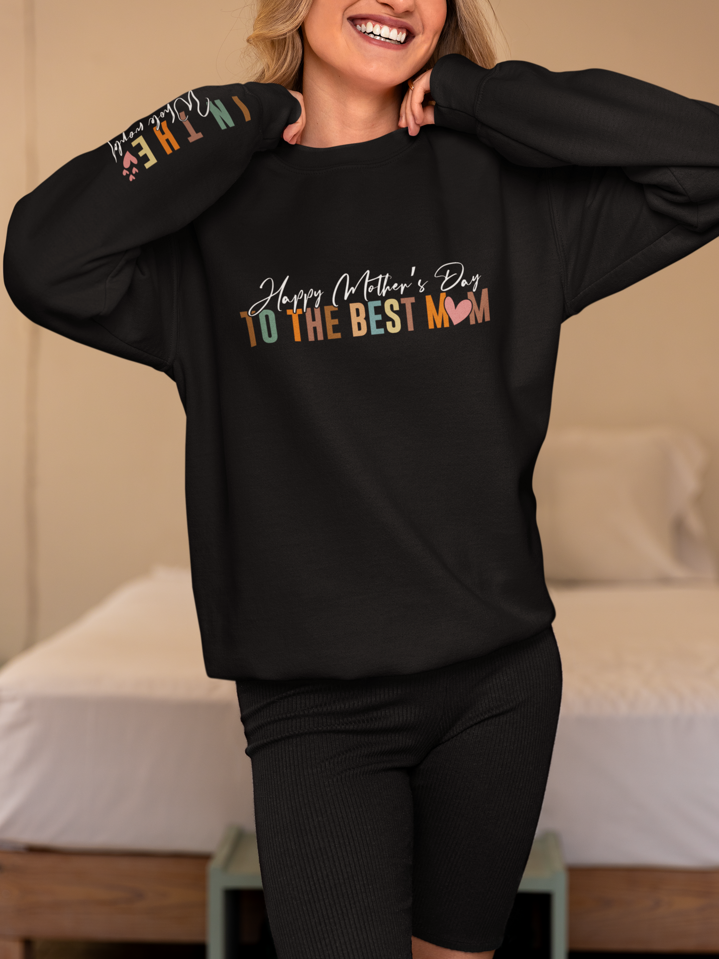 Happy Mother's Day Sweatshirt, Mothers Day Gift , Grandma's Gifts, Mother Love Sweater, Gift for Mama, Mama Crewneck, Cute Mom Sweater