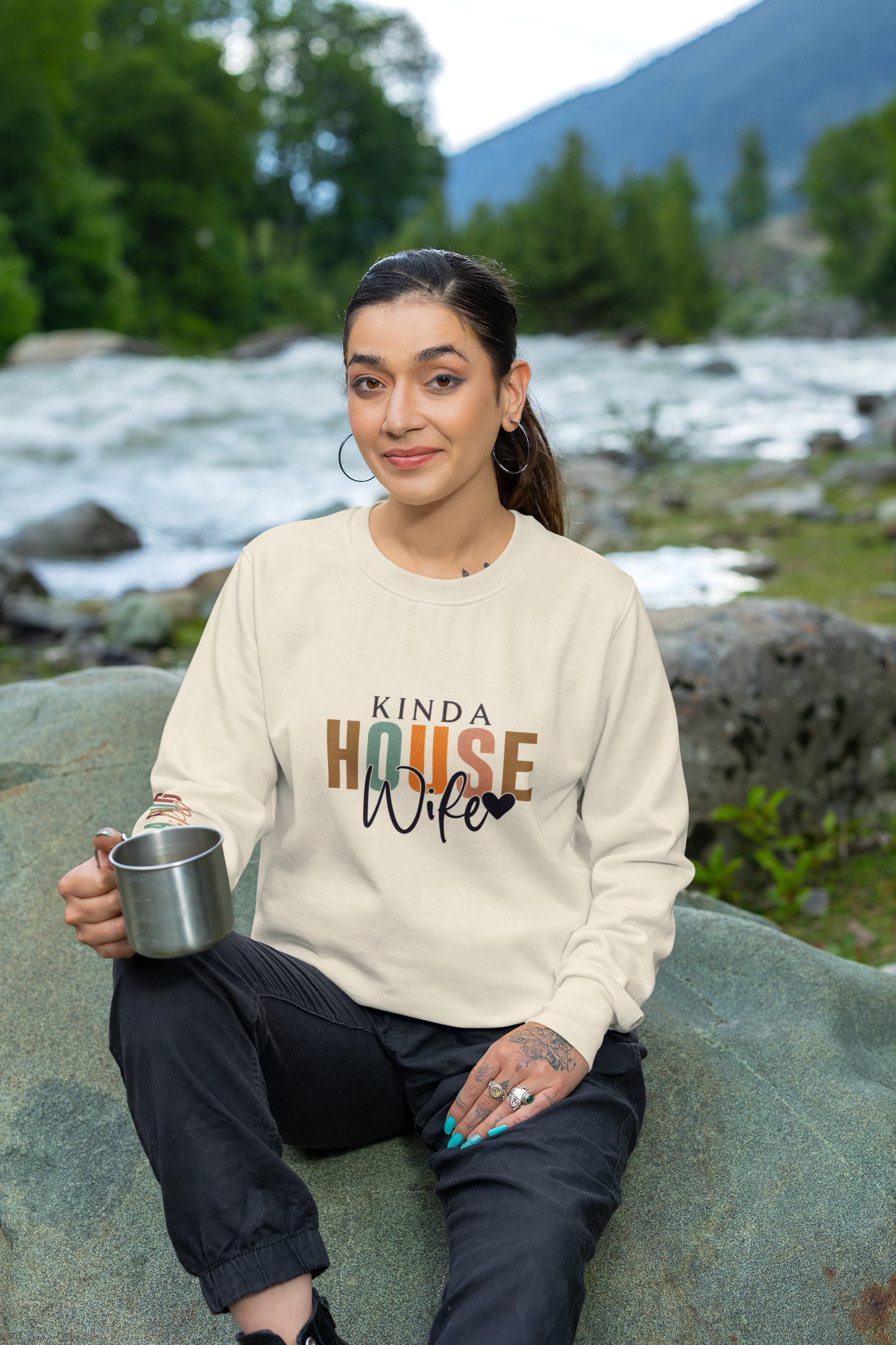 Wife Mother Sweatshirt, Mothers Day Gift , Mother's Day Hoodie, Wifey Tee, Funny Mom Shirt, Gift for Mama, Bestie Just Married Present