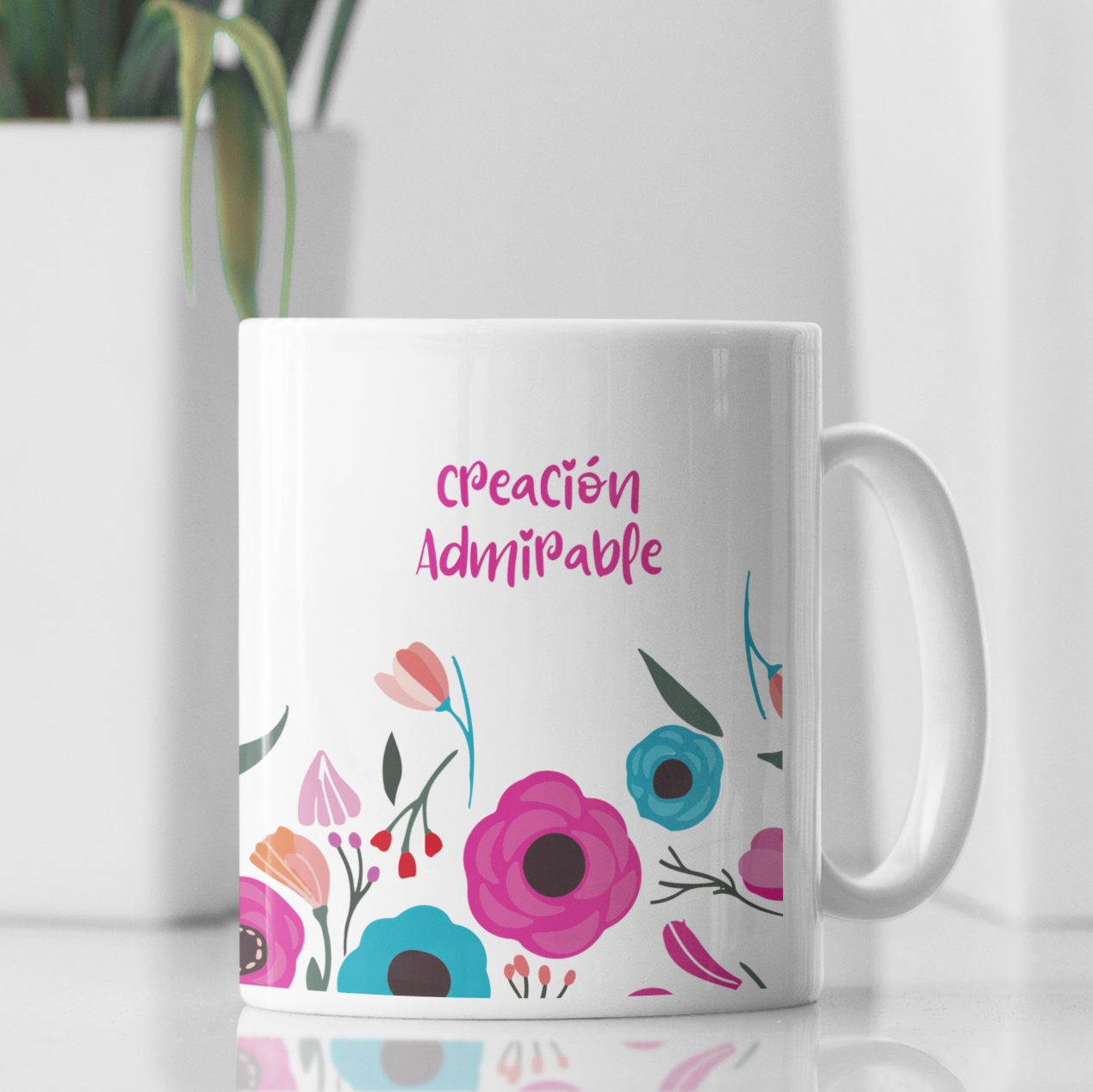 "Fearfully & Wonderfully Made Mug – Psalm 139:13-14 | Christian Gift for Women | Inspirational Bible Verse Coffee Cup