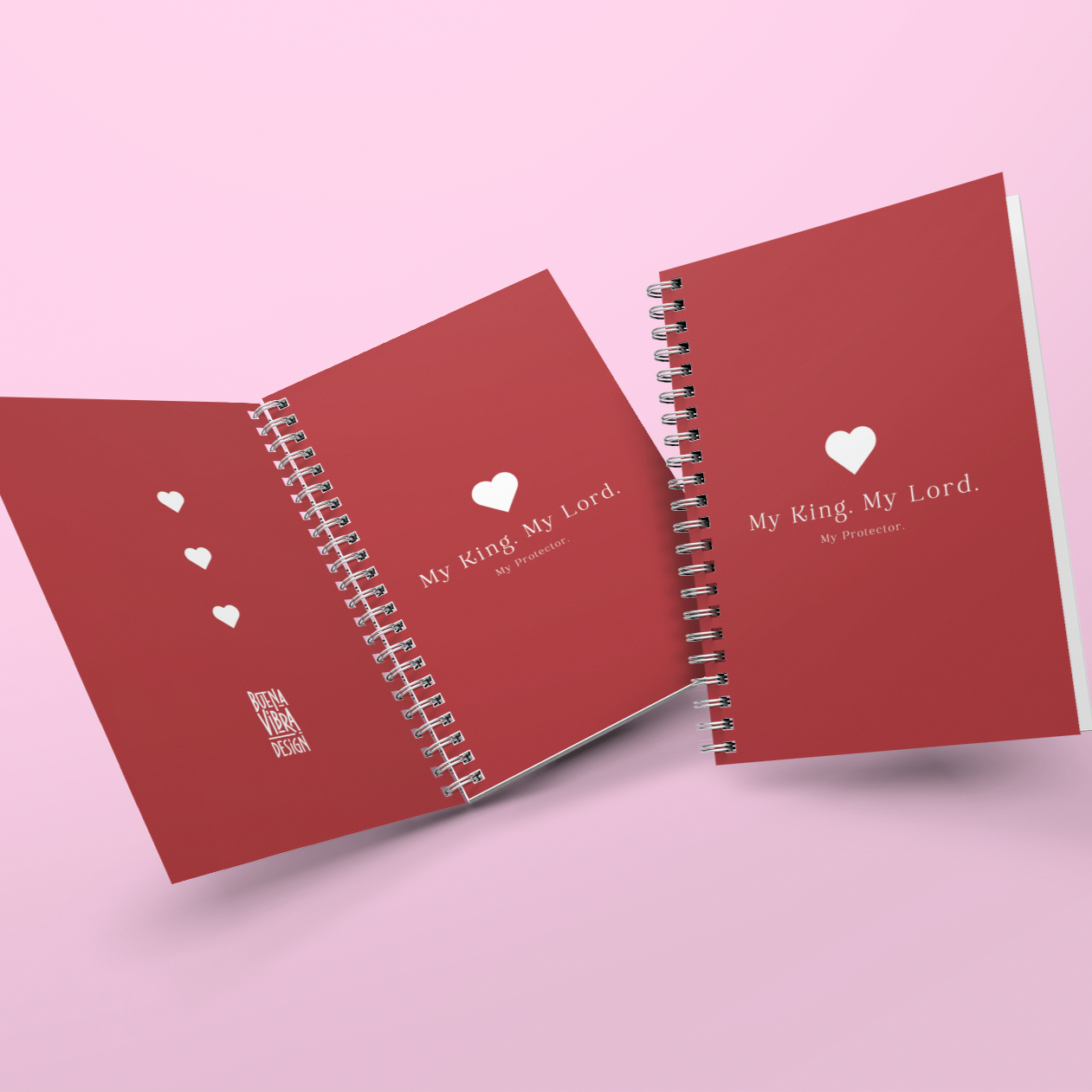 My King, My Lord, My Protector: Boutique Christian Planner for Empowered Women – Daily Faith, Inspiration & Blessings Notebook 8"x6"
