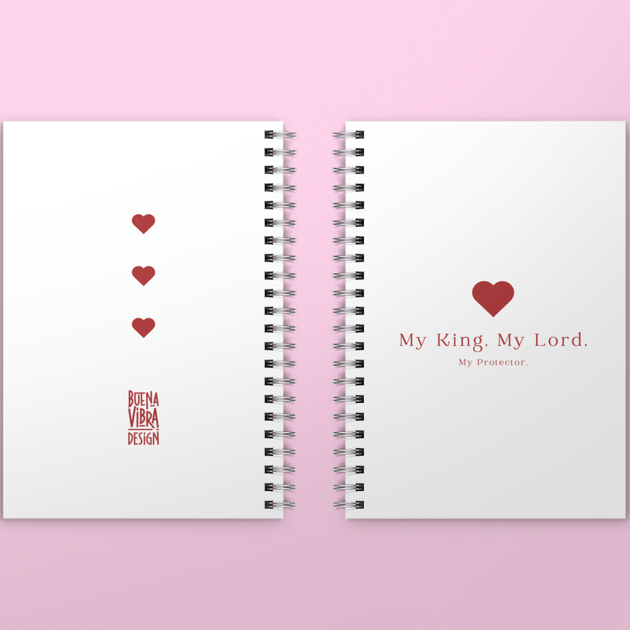 My King, My Lord, My Protector: Boutique Christian Planner for Empowered Women – Daily Faith, Inspiration & Blessings Notebook 8"x6"