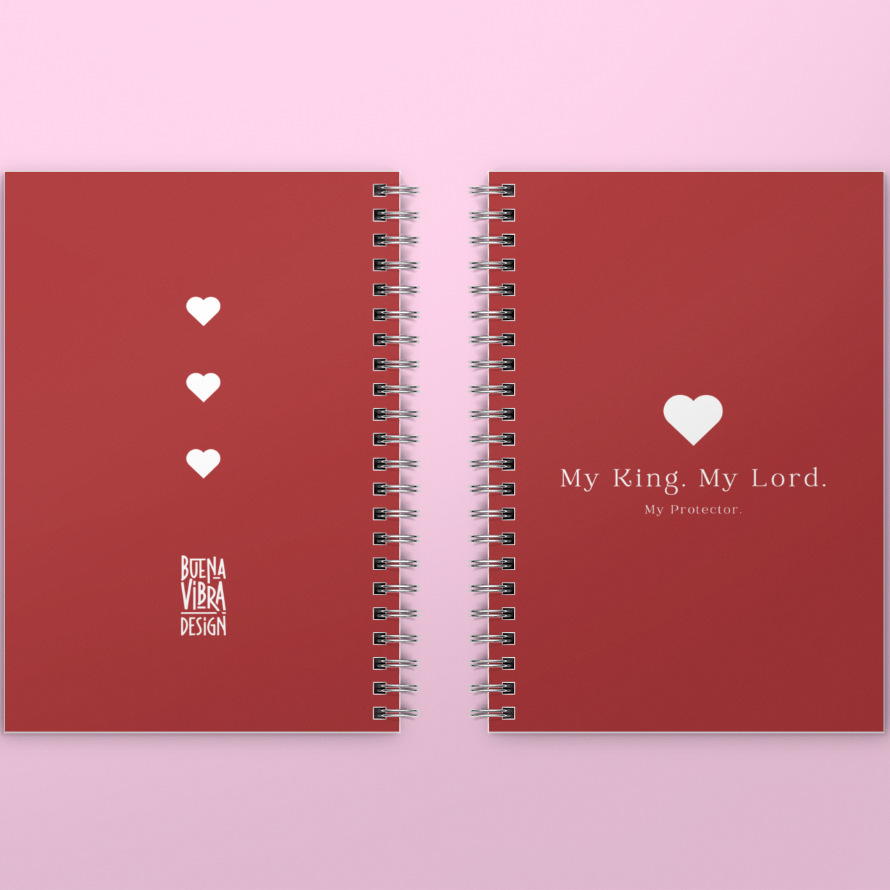 My King, My Lord, My Protector: Boutique Christian Planner for Empowered Women – Daily Faith, Inspiration & Blessings Notebook 8"x6"