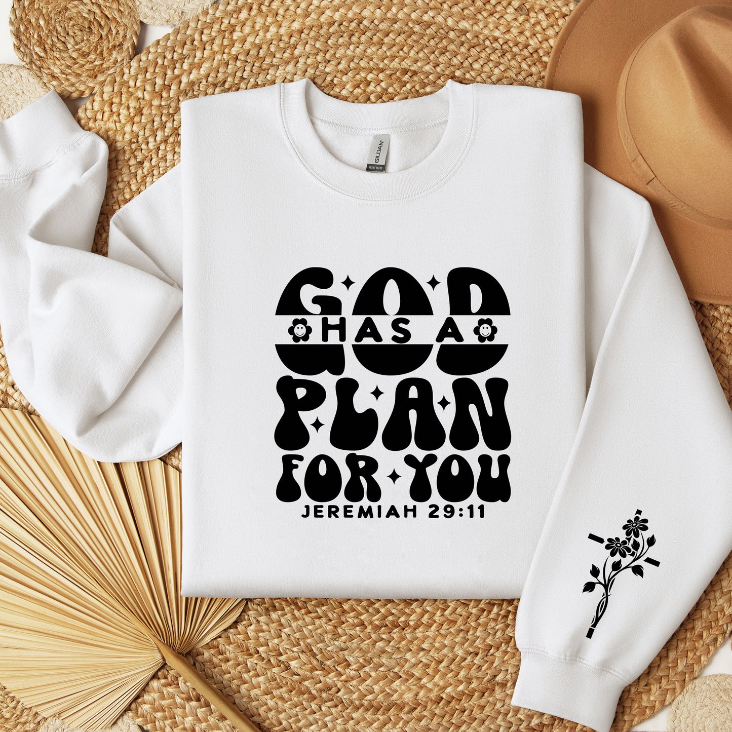 Christian Hoodie, God Has A Plan Hoodie, I have A Purpose Religious Hooded Sweater, Gift For Ladies and Teenagers, Christian Apparel