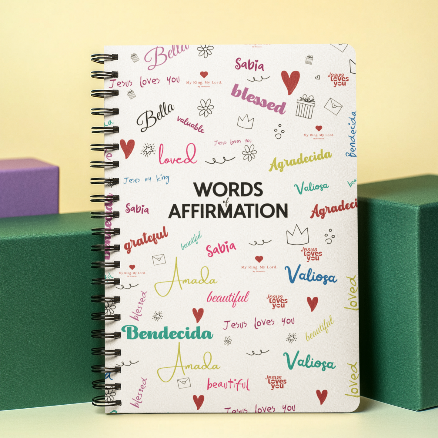Christian Affirmation Journal – Faith-Based Notebook for Women | Inspirational Prayer & Gratitude Journal | Christian Gift