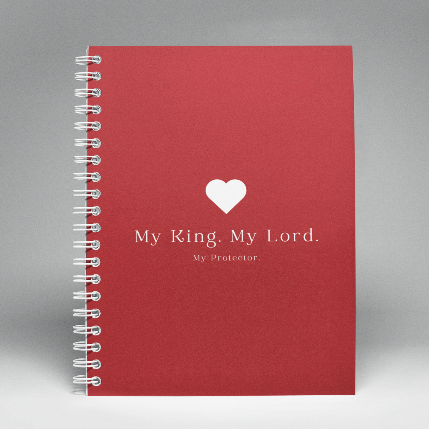 My King, My Lord, My Protector: Boutique Christian Planner for Empowered Women – Daily Faith, Inspiration & Blessings Notebook 8"x6"