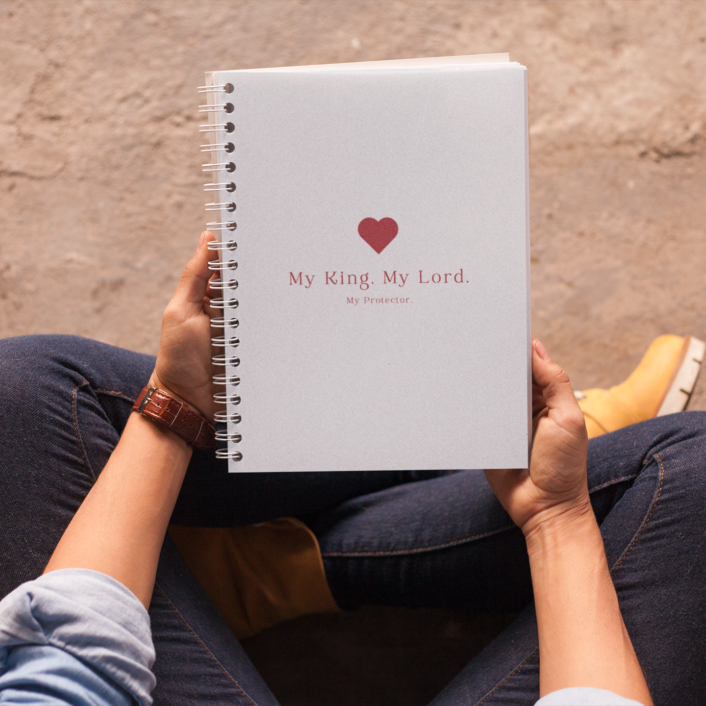 My King, My Lord, My Protector: Boutique Christian Planner for Empowered Women – Daily Faith, Inspiration & Blessings Notebook 8"x6"