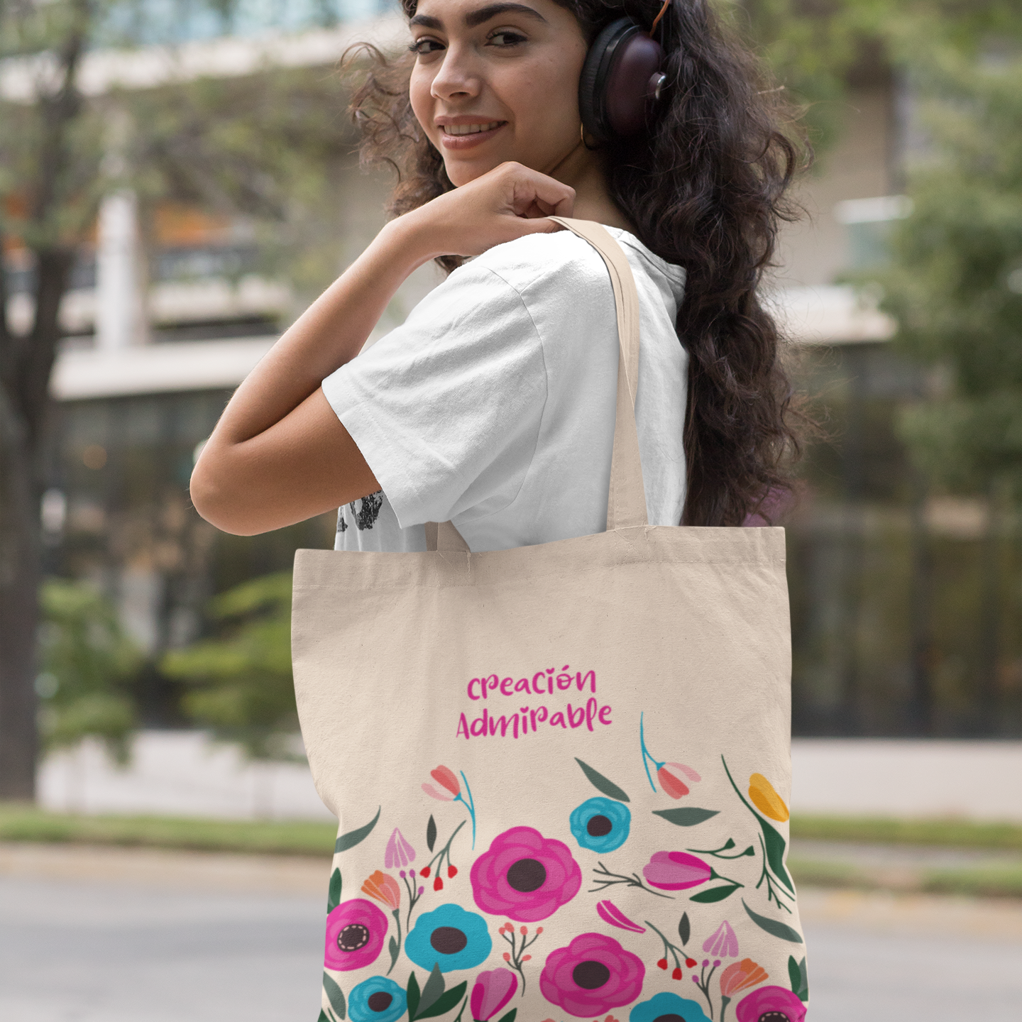 Christian Tote Bag for Women – Inspirational Bible Verse Canvas Tote, Faith-Based Gift, Scripture Print, Church Bag, Bible Study Accessory
